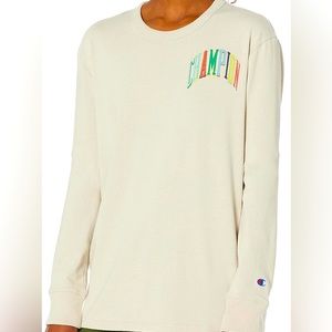 Champion Women's Boyfriend Long Sleeve Tee, Oversized Long Sleeve T-Shirt